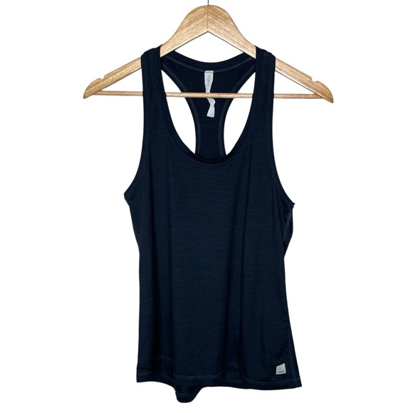 Vuori Lux Performance Racerback Tank Ink Heather Pelvic Love Graphic - Picture 5 of 13